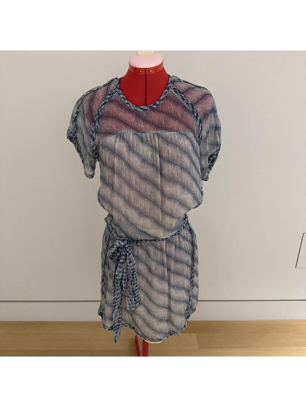 Isabel Marant Women's Blue and Multi Dress
